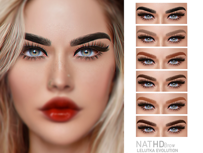 Second Life Marketplace EUDORA BEAUTY NAT EYEBROWS HD [ LELUTKA